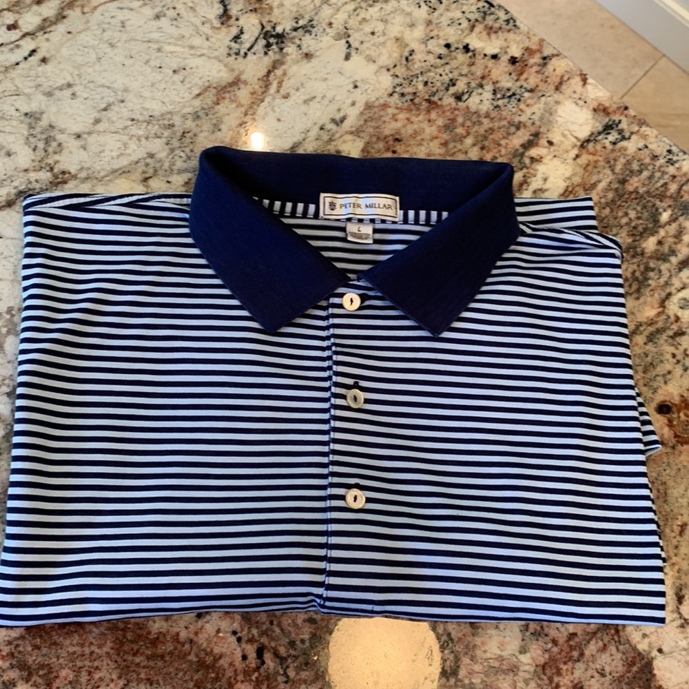 Peter Millar Golf Shirt, L